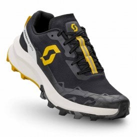 Kinabalu MTN Mens Trail Running Shoes Black/Bright White