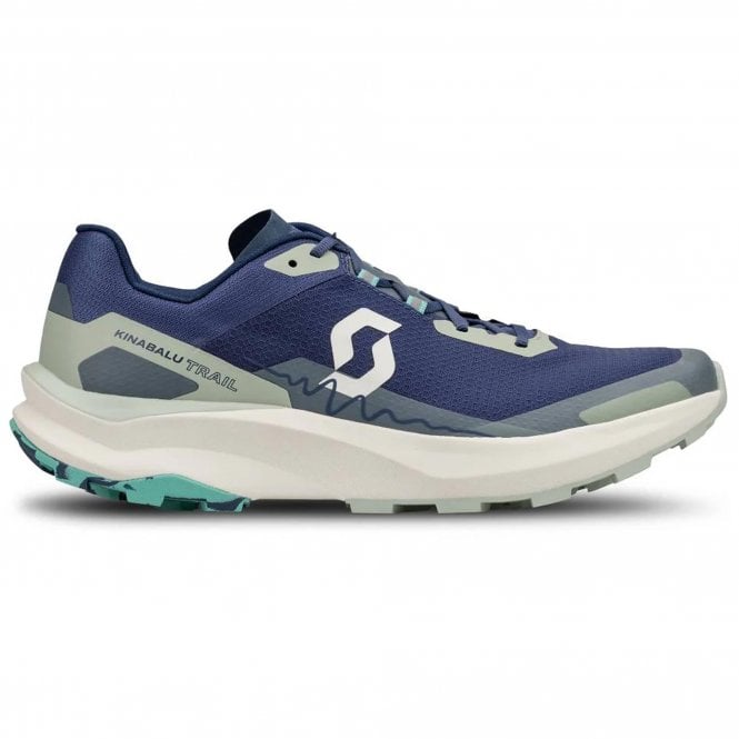 Kinabalu Trail Mens Trail Running Shoes Indigo Blue/Spray Grey