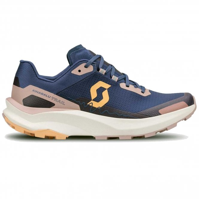 Kinabalu Trail Womens Trail Running Shoes Indigo Blue/Faded Pink