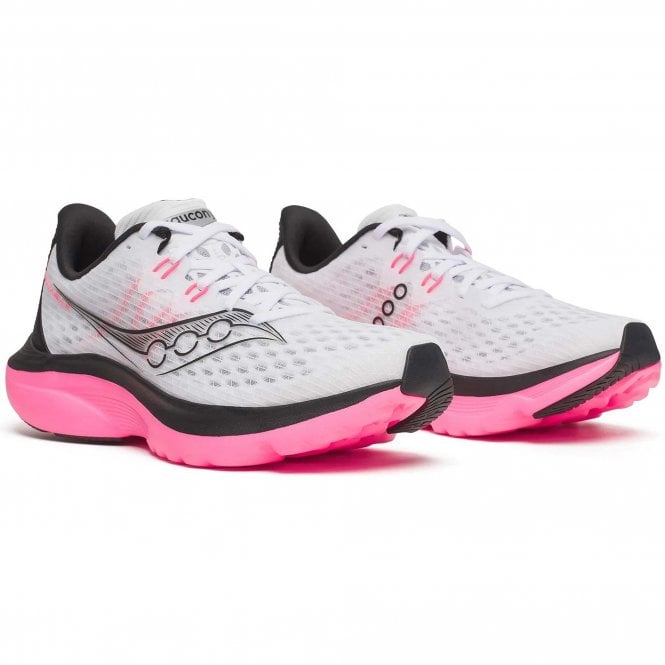Kinvara 16 Women's Running Shoes White/Black