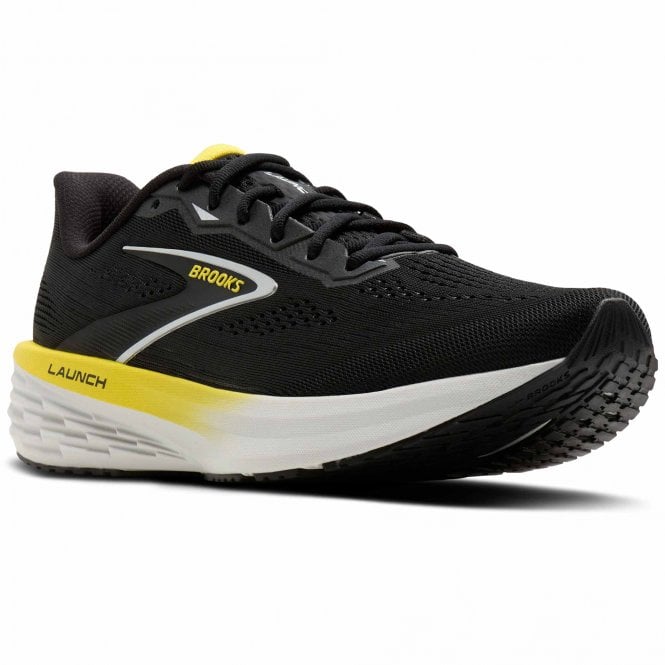 Launch 12 Men's Running Shoes Black/Cyber Yellow/Oyster