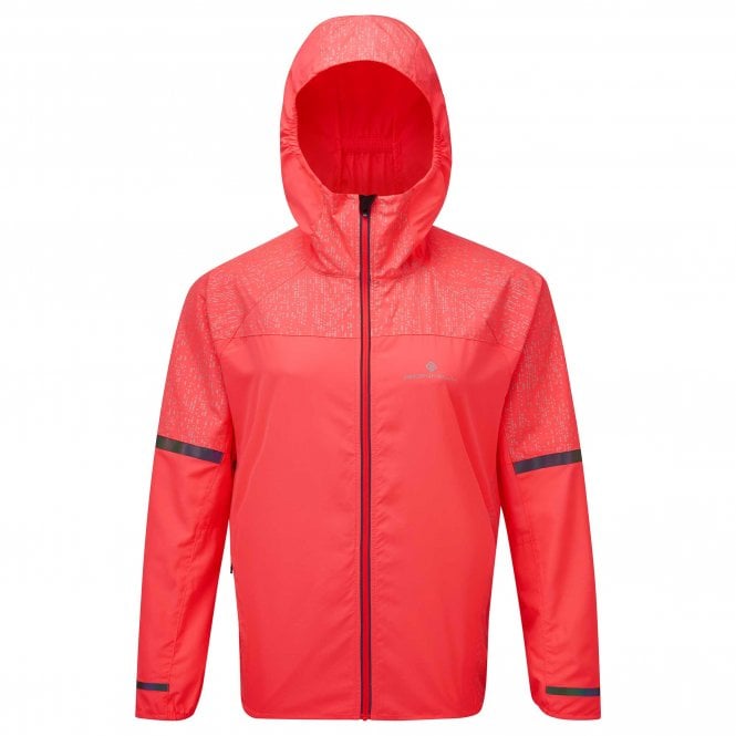 Life Nightrunner Womens Running Jacket Hot Pink/Pewter/Reflect