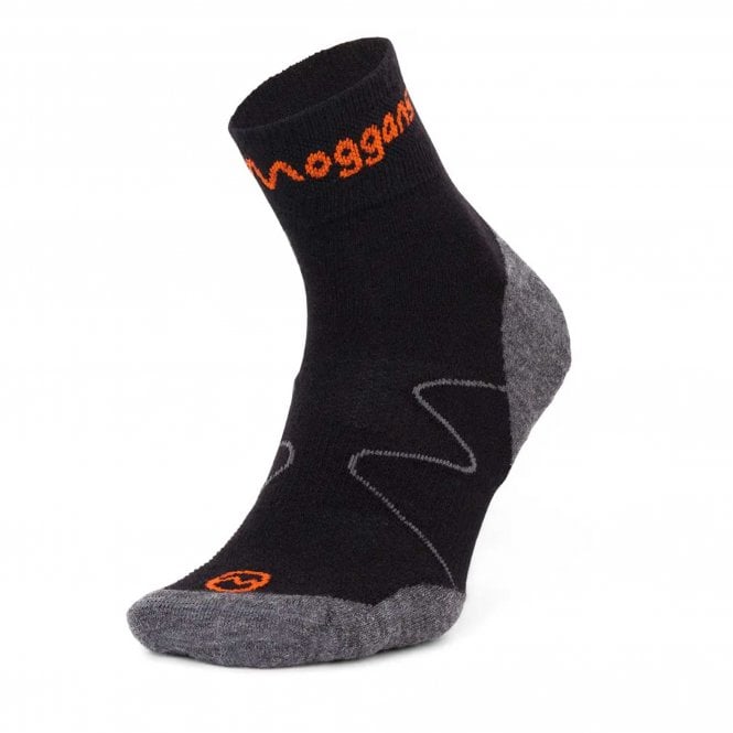 Lightweight Merino Ankle Socks Black