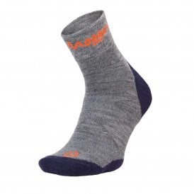 Lightweight Merino Ankle Socks Grey