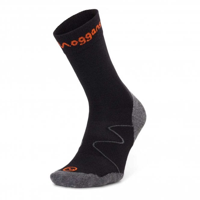 Lightweight Merino Crew Socks Black