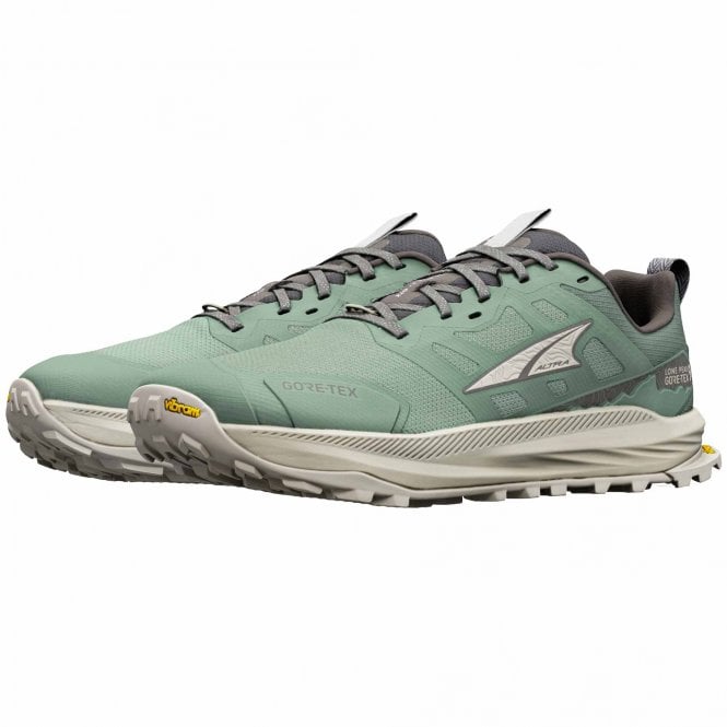 Lone Peak 9+ Gore-Tex Mens Waterproof Trail Running Shoes Sea Spray/Island Fossil