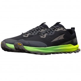 Lone Peak 9+ Mens Trail Running Shoes Black/Dark Gull Grey/Green Gecko