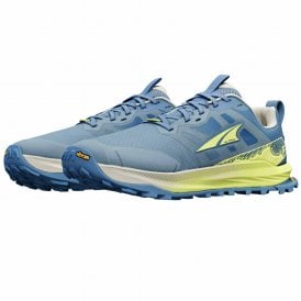 Lone Peak 9+ Womens Trail Running Shoes Blue/Lime