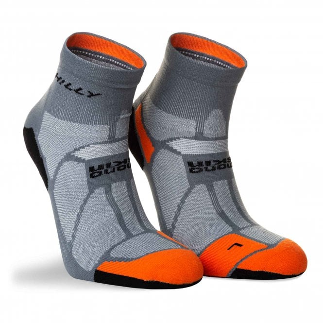 Marathon Fresh Anklet Running Socks Granite/Orange