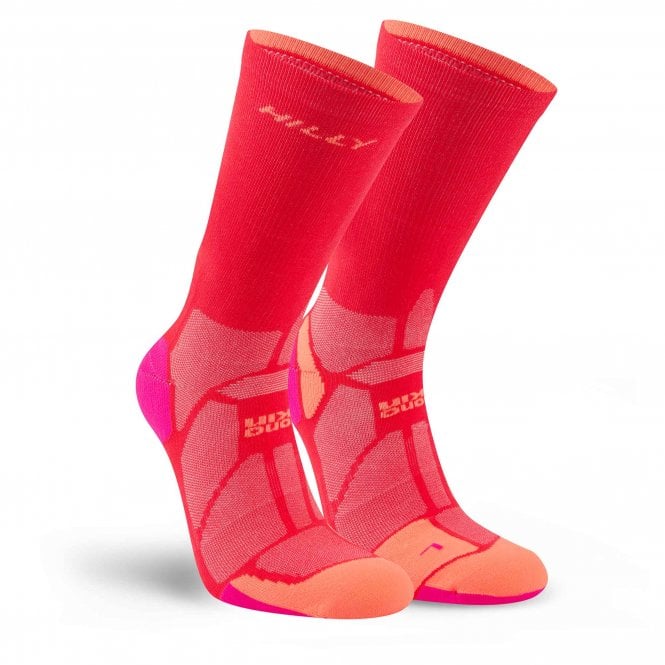 Marathon Fresh Crew Running Socks Hot Pink/Neon Candy