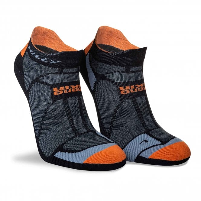 Marathon Fresh Socklet Running Socks Black/Orange