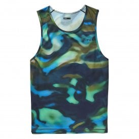 Men’s Run All Day Tank in Sea Change