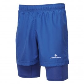 Men's Core Twin Short Dark Cobalt/Bright White
