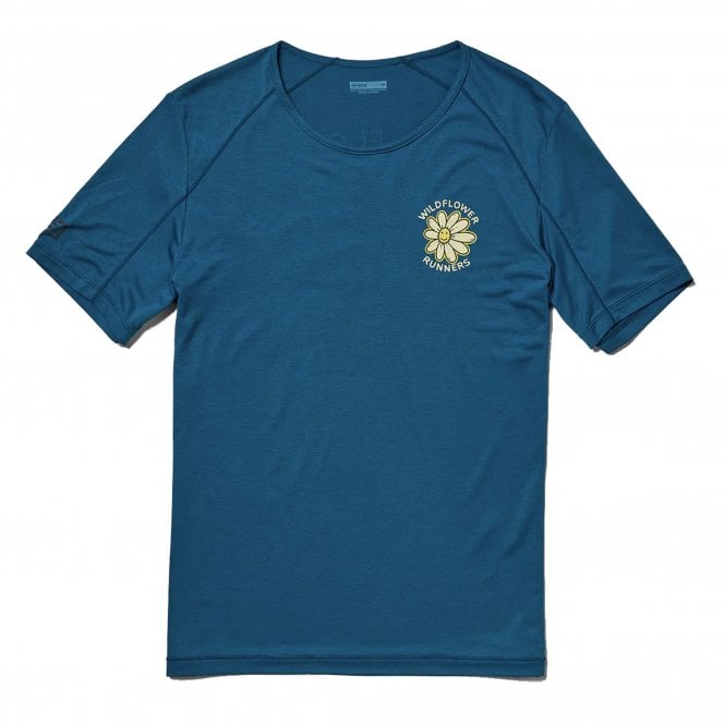 Men's Run All Day Tee in Wildflower Tidal