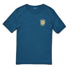 Men's Run All Day Tee in Wildflower Tidal