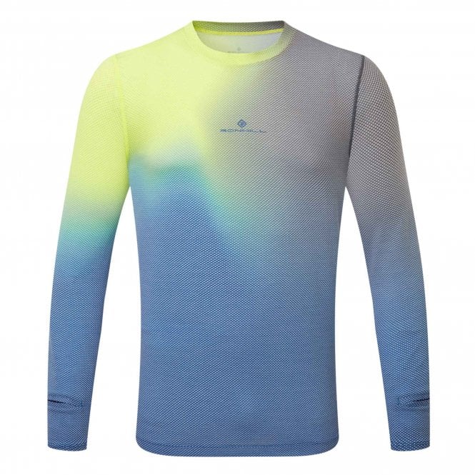 Men's Tech Golden Hour Long Sleeve Tee Glacier Merge