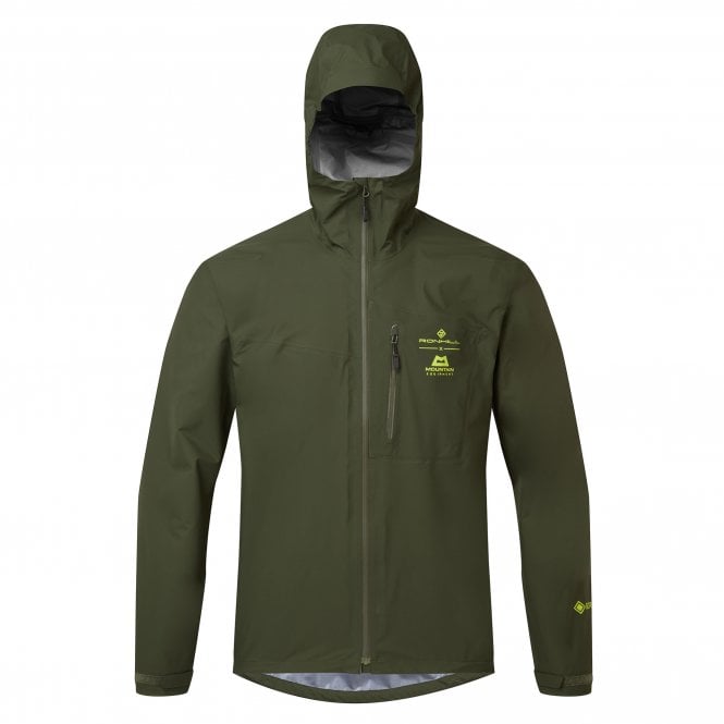 Mens Tech Gore-Tex Mercurial 2 Running Jacket Kelp/Zest