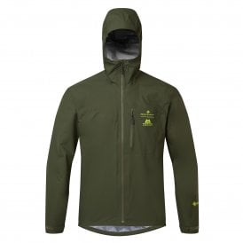 Mens Tech Gore-Tex Mercurial 2 Running Jacket Kelp/Zest