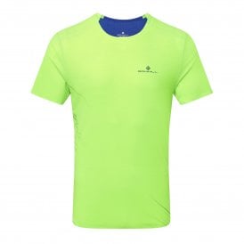 Men's Tech Race S/S Tee FluoGreen/DarkCobalt