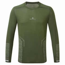 Men's Tech Reflect Long Sleeved Tee Kelp/Reflect