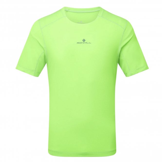 Men's Tech S/S Tee Fluo Green/Dark Cobalt