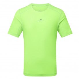 Men's Tech S/S Tee Fluo Green/Dark Cobalt