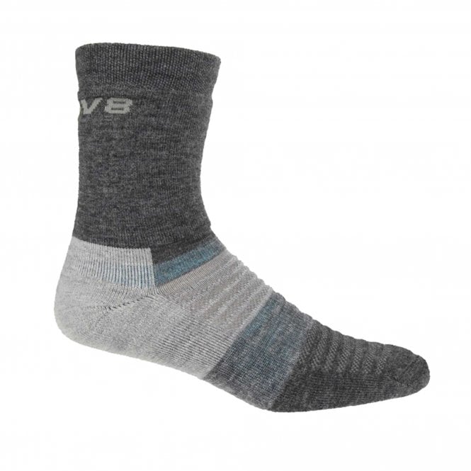 Merino High Sock (Unisex) Grey/Melange