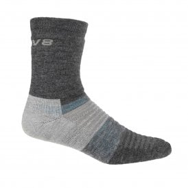 Merino High Sock (Unisex) Grey/Melange