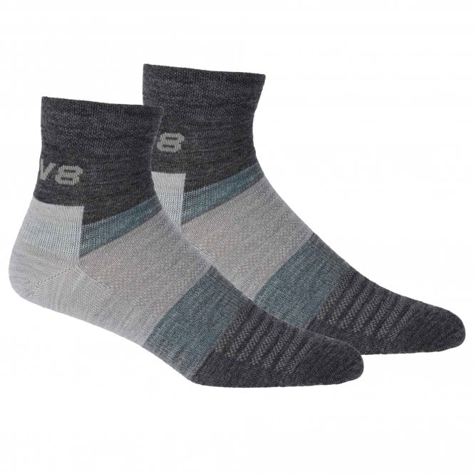 Merino Lite Mid Sock (Unisex) Grey/Melange