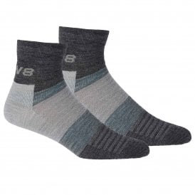 Merino Lite Mid Sock (Unisex) Grey/Melange
