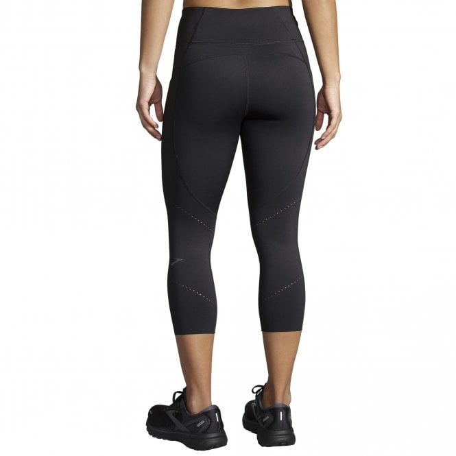 Method 3/4 Womens Running Tights Black