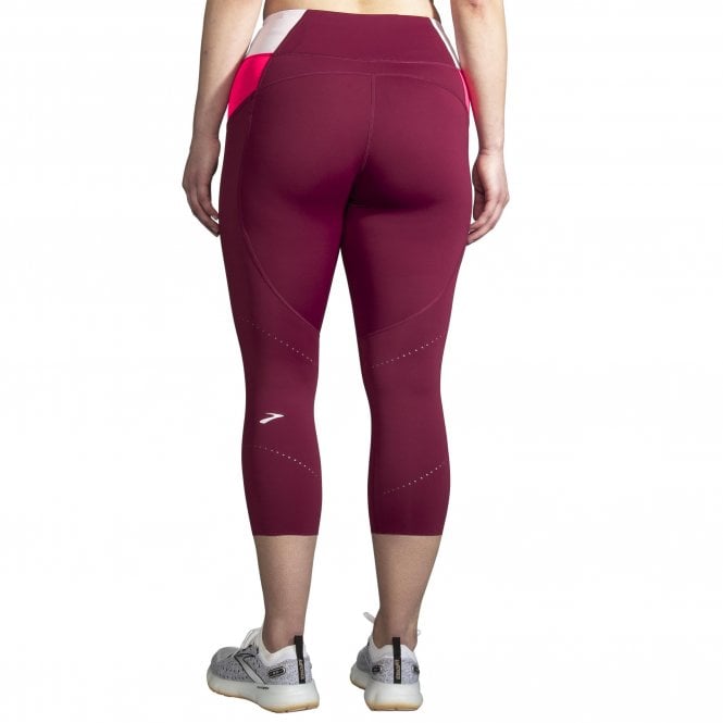 Method 3/4 Womens Running Tights Razzmataz