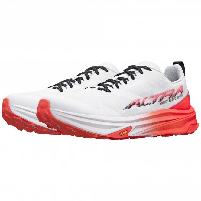 Mont Blanc Speed Mens Trail Running Shoes White/Red