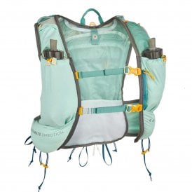 Mountain Vesta 6.0 (2x Bottles Included) Womens Running Hydration Vest Ice Blue