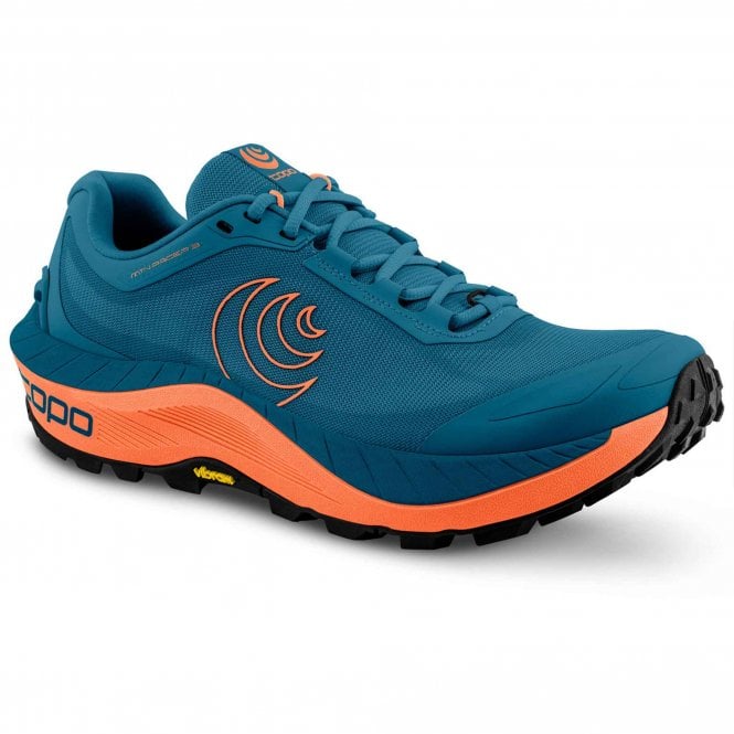 MTN Racer 3 Mens Trail Running Shoes Blue/Orange
