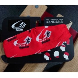 Multi-Functional Bandana/Wrag Red & Northern Runner Logo