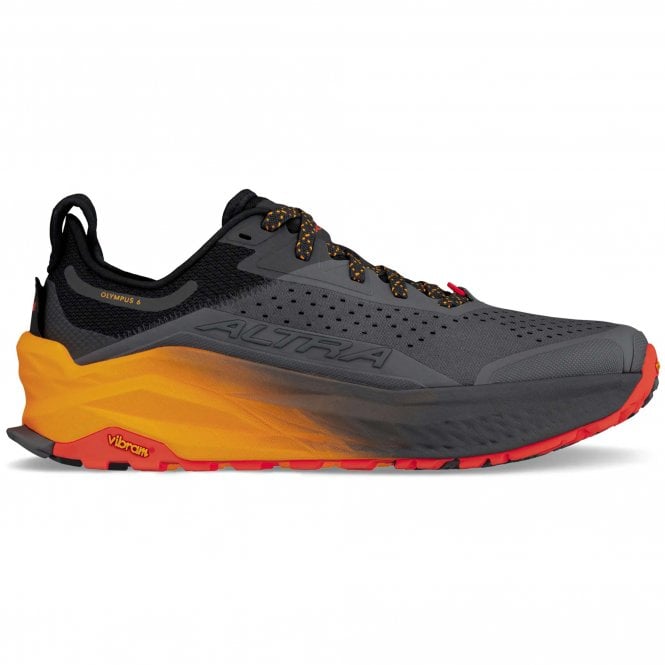 Olympus 6 Mens Trail Running Shoes Black/Orange