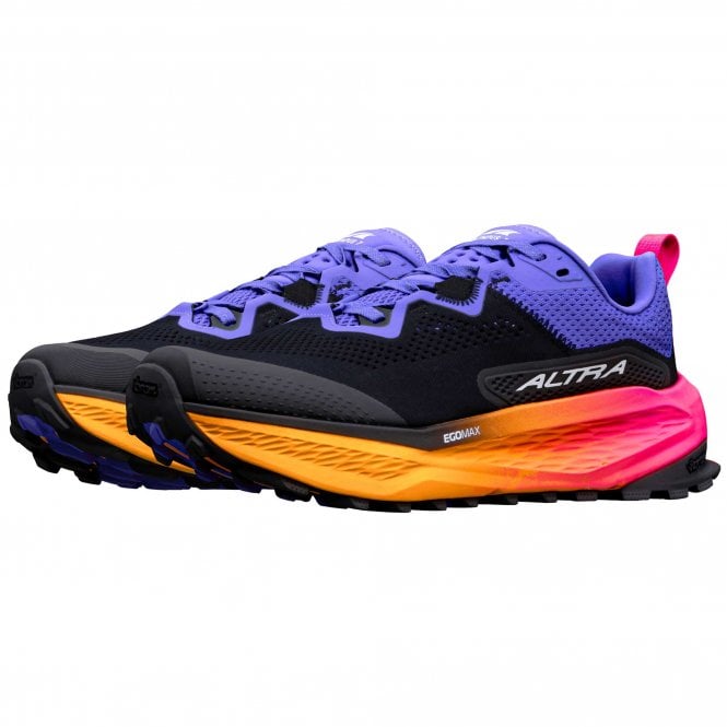 Olympus 7 Womens Trail Running Shoes Black/White/Simply Purple