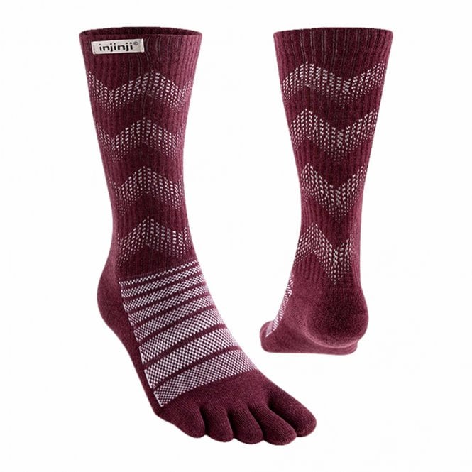 Outdoor Midweight Crew Wool Unisex Garnet