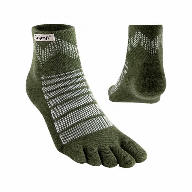 Outdoor Midweight Mini-Crew Wool Unisex Forest