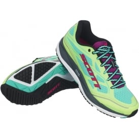 Palani Support Womens Road Running Shoes with SUPPORT Green/Purple