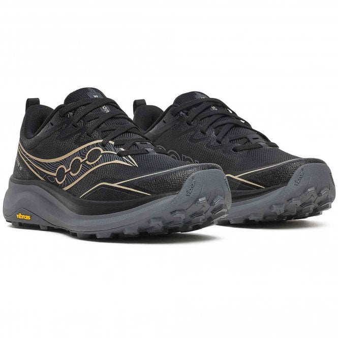 Peregrine 16 Womens Trail Running Shoes Black/Carbon Black
