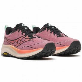 Peregrine 16 Womens Trail Running Shoes Mauve/Salmon