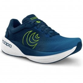 Phantom 4 Wide Mens Running Shoes Blue/Lime