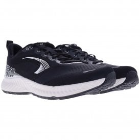 RoadFly Wide Mens Running Shoes Black/White