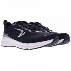 RoadFly Wide Womens Running Shoes Black/White