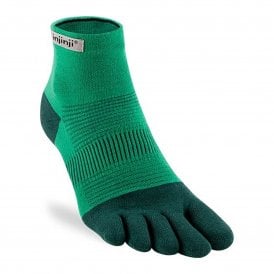 Run Lightweight Mini-Crew Unisex Running Toe Socks Fern