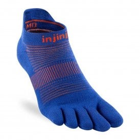 Run Lightweight No-Show Unisex Running Toe Socks Sapphire