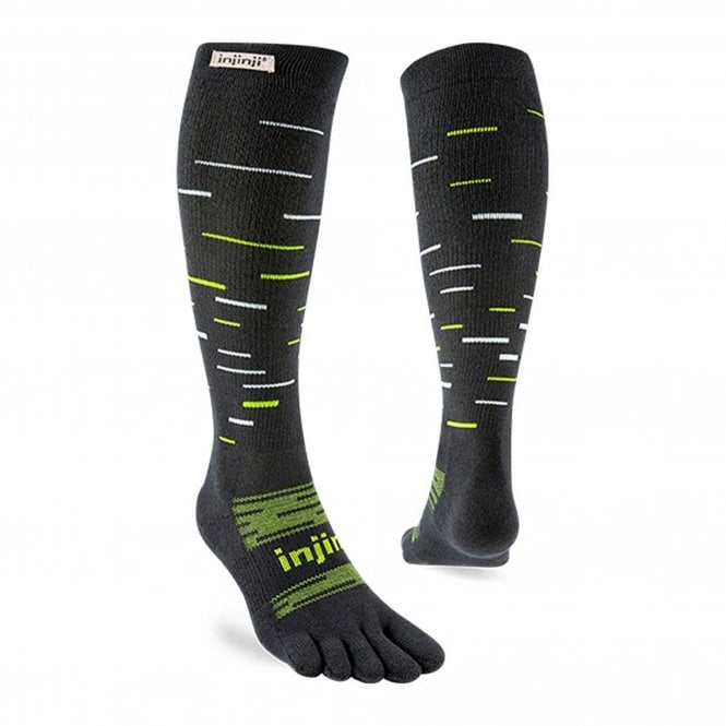 Snow Over the Calf Toe Socks Shadow