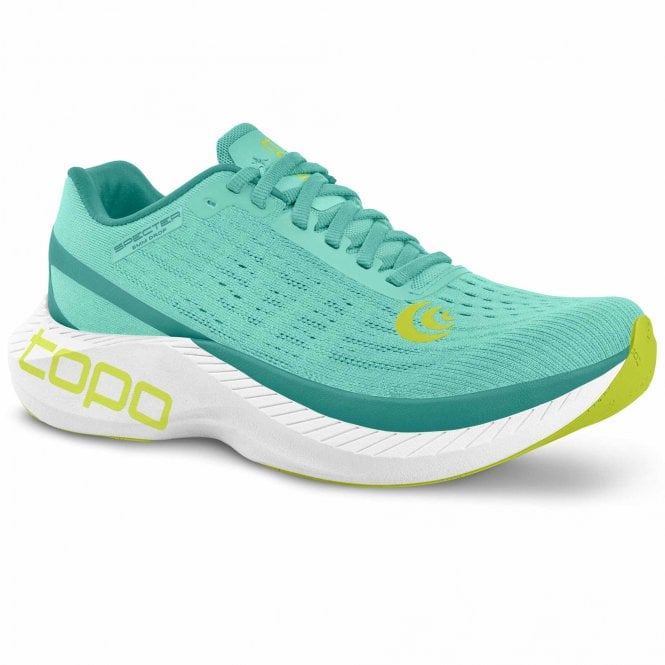 Specter Womens Running Shoes Aqua/Lime